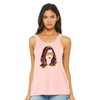 Amanda Shaw Logo Pink Tank Top