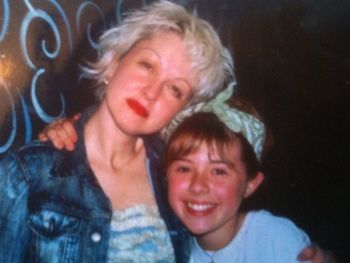 Amanda Shaw and Cyndi Lauper 1998
