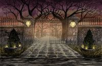 Cemetery Gates Concept Illustration - Fine Art Print