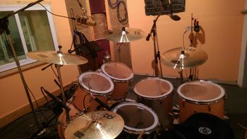 The drum isolation room

