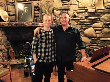 Joel Strycharz & Dan Russell at Johnny Cash home
