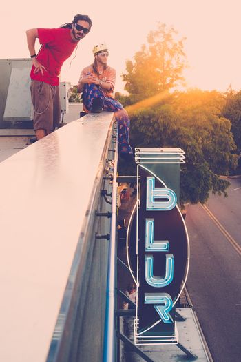 Jon Ditty & DJ D-Rok on Blur Nighclub & Showbar's rooftop in Downtown Dunedin, FL (Photo by Grind & Press Photography)
