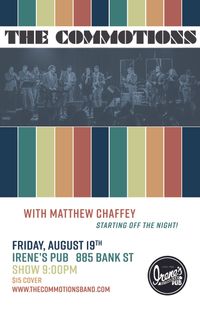 The Commotions with Special Guest Matt Chaffey