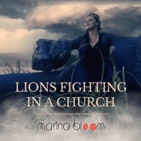 Lions Fighting In A Church by Marina Bloom
