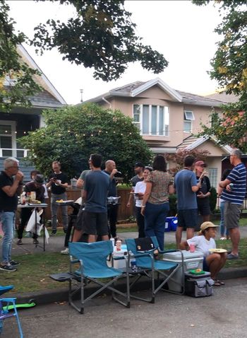 Playing a street show / block party in East Vancouver- September 9, 2023
