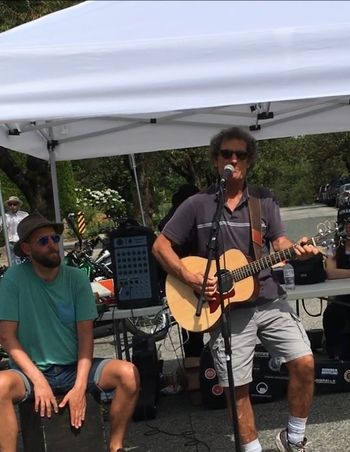 Playing a 1 hour acoustic set at  the "No Car Day" on Commercial Drive, Vancouver with my friend Mod. July 9, 2017
