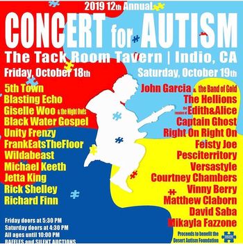 2019 Concert For Autism - Indio Calif. October 2019
