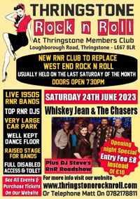 Whiskey Jean and the Chasers - Thringstone Rock n Roll - £8