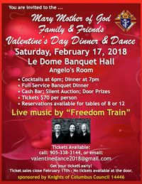 Knights of Columbus Family & Friends Dinner-Dance 