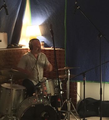 Drum sessions with Michael Simpsonelli, Little Island Studios, Bowen Island
