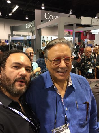 With Arturo Sandoval
