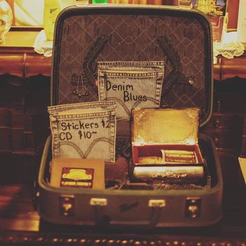 Merch Table.  Photo: William Eaton Photography
