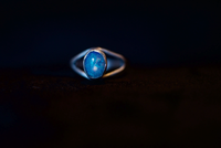 Silver Opal Ring