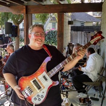 Chris with Rickenbacker 4003
