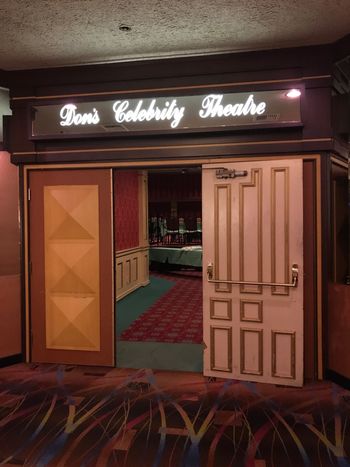 Entrance to Don's Celebrity Theatre

