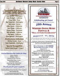 Northwest Western Swing Music Society 29th Annual Western Swing Music Festival