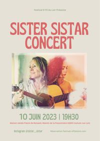 Madeleine Besson with Sister Sistar