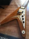 Original 1998 Epiphone '58 Korina Flying V reissue including Soft Gig Bag