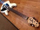 Sterling by Music Man Sub Silo 3 in White with Rosewood