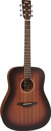 Vintage V440WK Statesboro Paul Brett ‘Orchestra’ Acoustic Guitar,Whisky Sour