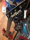 Japanese 80s Washburn Force ABT B 20 Bass Guitar with Active Circut with crackle paint finish