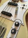 Early 1960s Japanese Falcon Tele Bass Guitar - Cream