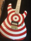 New/private stock 2004 USA Charvel, Sam Dimas Retro Bull’s-Eye Electric Guitar