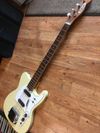 Early 1960s Japanese Falcon Tele Bass Guitar - Cream
