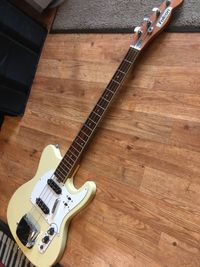 Early 1960s Japanese Falcon Tele Bass Guitar - Cream