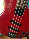 Japanese 80s Washburn Force ABT B 20 Bass Guitar with Active Circut with crackle paint finish