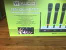 W Audio RM Quartet Handheld Wireless Radio Microphone System