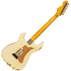 Vintage V6 Thomas Blug Signature Electric Guitar ~ Distressed Vintage White