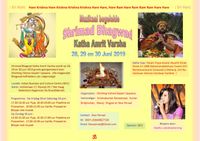 Muzikaal begeleide Shrimad Bhagawad Katha Amrit Varsha  met Madhu Lalbahadoersing 