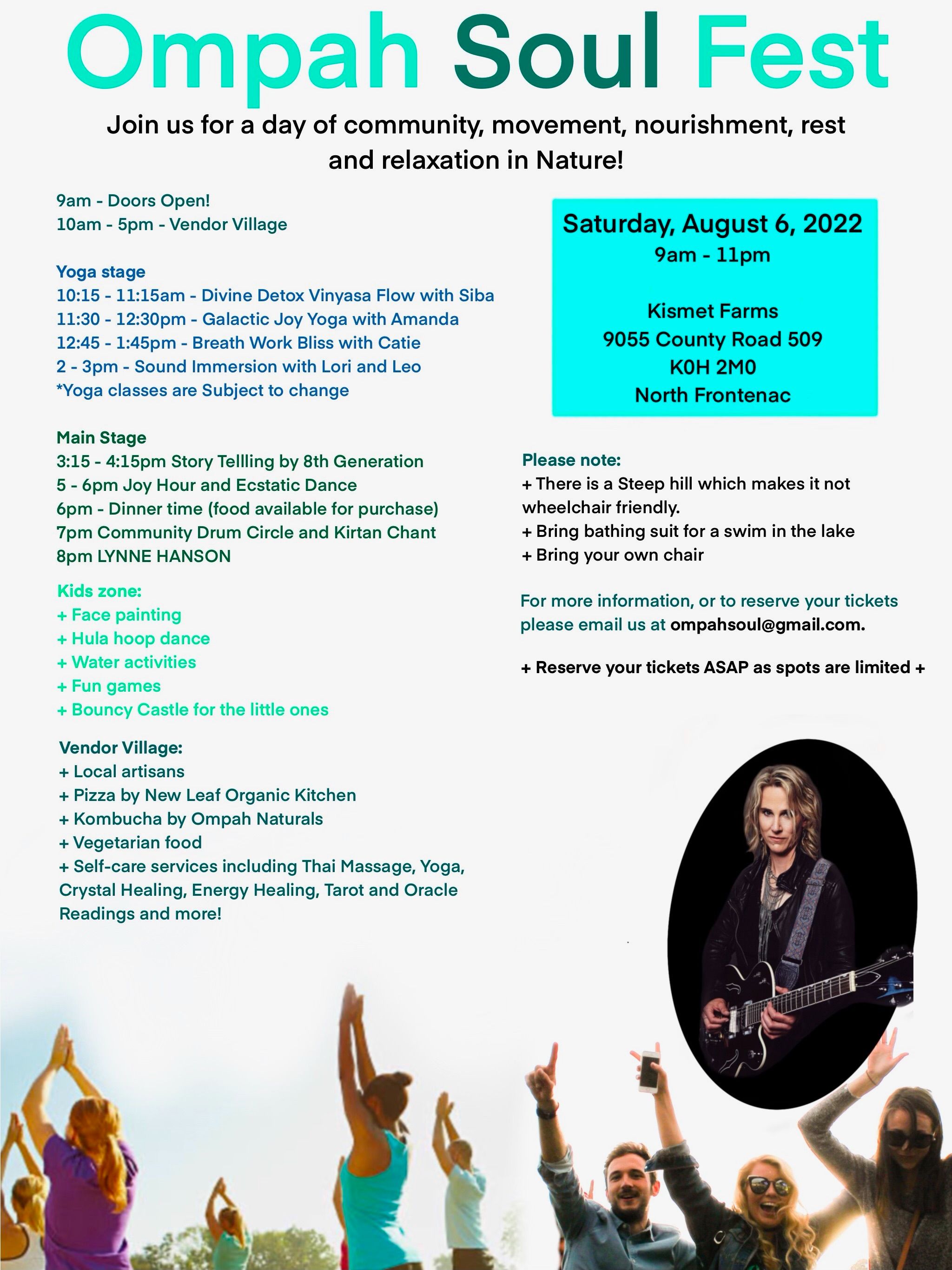 Ompah Soul Festival Kismet Farms Aug 6 2022