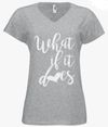What If It Does - Ladies Tee ***6 Left | FREE SHIPPING***