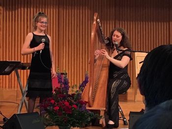 Shannon and daughter Harmony, Bones & Secrets Release Concert. Photo: Carolyn Clarkson
