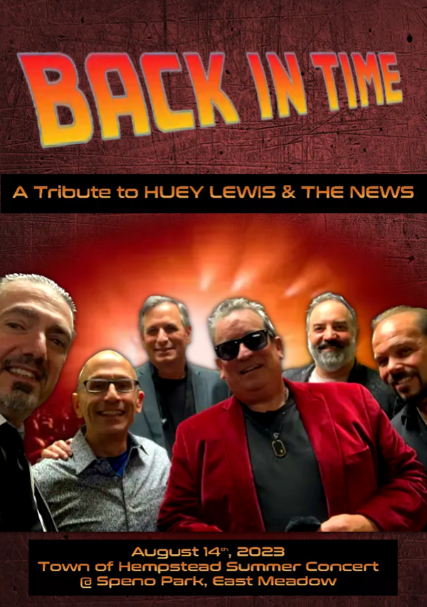 BACK IN TIME, Huey Lewis & The News Tribute Shows