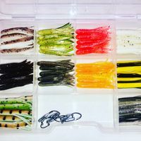 CUSTOM #2 50 PIECE MINI JIG BOX WITH 5 JIG HEADS 