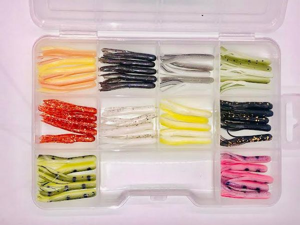 2 Minnow Crappie Tube Lures 20 pack Perch 