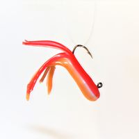 RED ORANGE TRICOLOR MINIJIG TUBE BAIT