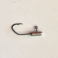 CENTER EYE TUBE JIGHEAD WITH SICKLE HOOK