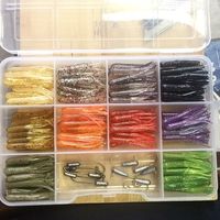 50 PIECE  CLEARWATER BOX WITH 5 JIG HEADS