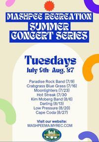 Mashpee Community Park Summer Concert Series w/ Kim Moberg and Heather Swanson