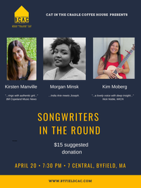 Songwriter Showcase Featuring Kirsten Manville | Morgan Minsk | Kim Moberg