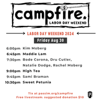 Club Passim Labor Day campfire. festivals