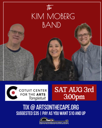 TangleTuit presents The Kim Moberg Band: Kim Moberg, Steve Gregory and Julian Loida