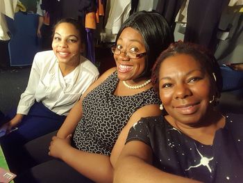 Backstage with Ama Brown and Rachel Reckling at The Baltimore Rock Opera Society's 'The Determination of Azimuth'
