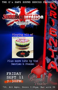 Stone Beat Invasion @ The Oriental Theater 730PM Show