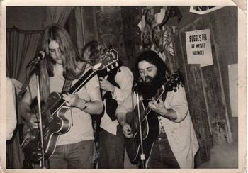 With the great David Mello at the Long Island Potato in 1973.
