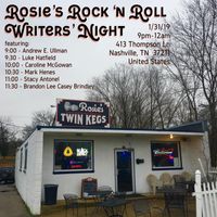 Rosie’s Rock ‘n Roll Writers’ Night